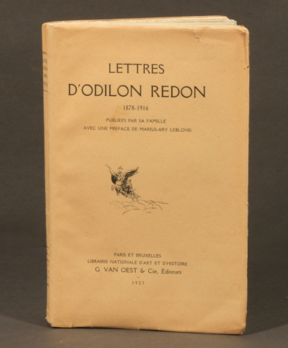 Odilon Redon: Lettres, first edition