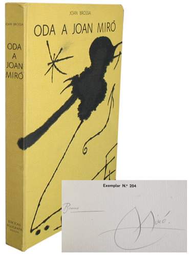 Joan Brossa oda a joan miro Joan Brossa oda a joan miro