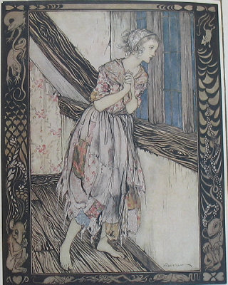 First American edition of Cinderella illustrated by Arthur Rackham