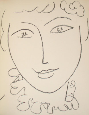 Henri Matisse: original lithograph from Portraits